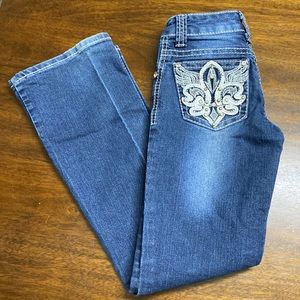 Girls Red Ranch jeans